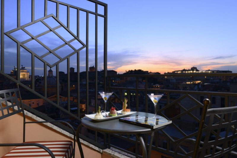 Terrazza Prestige Room - Grand Hotel Palatino Roma - Foto MyWhere Copyright